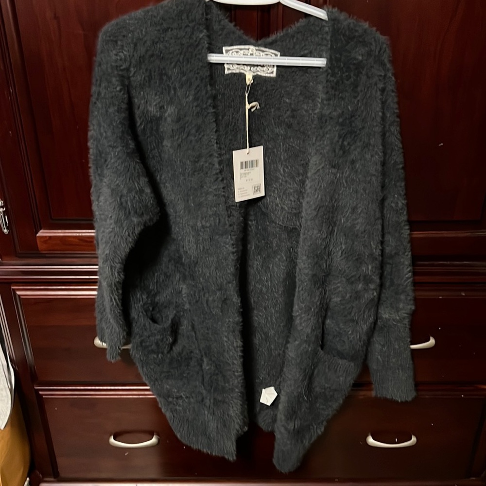 Pink Martini Arielle Sweater - dark grey - size small - new with tags